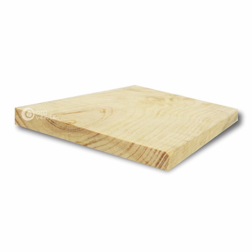 Tabla de Pino 2.2cm x 30cm x 3.66m Cepillada Seca al Horno